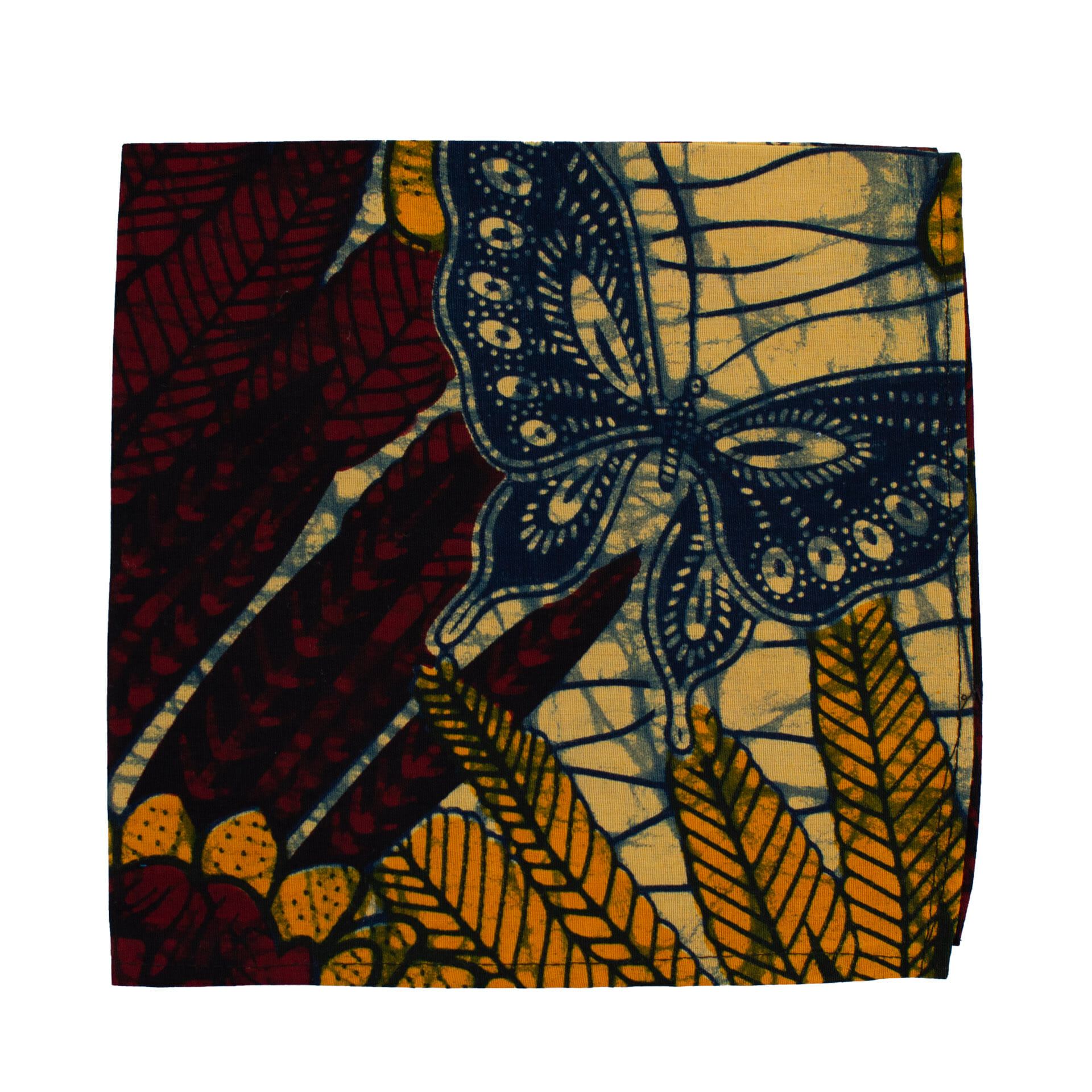 Blue Tembo Pocket Square