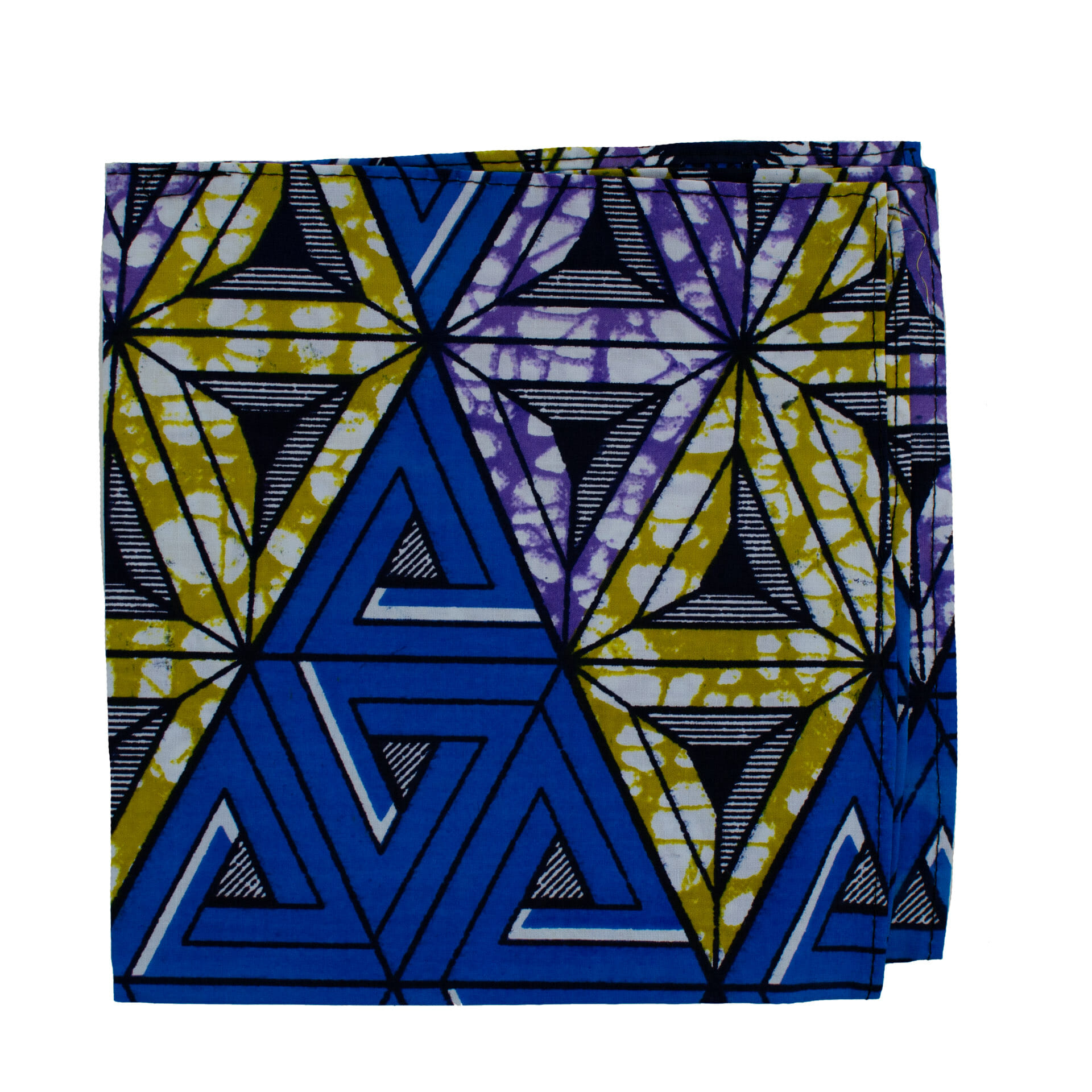 Blue Nairobi Pocket Square