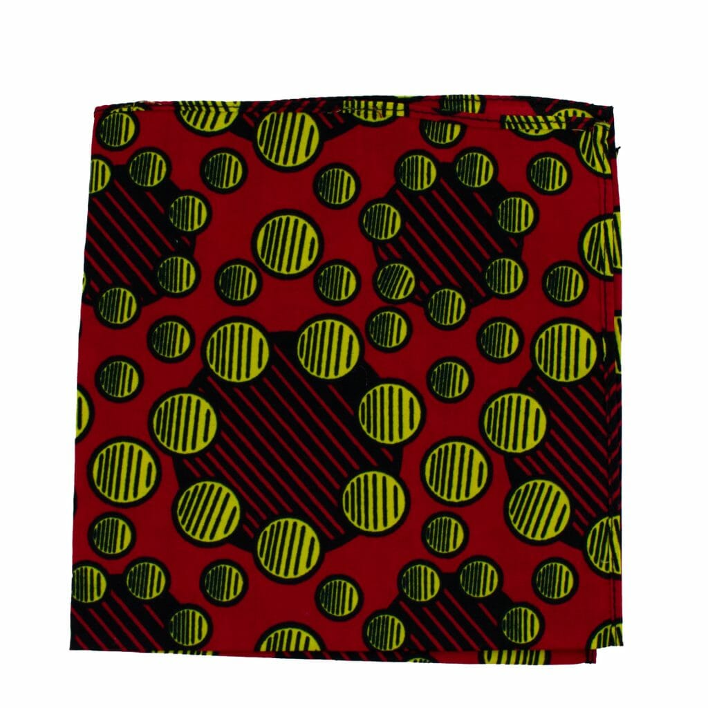 Red Eldoret Pocket Square