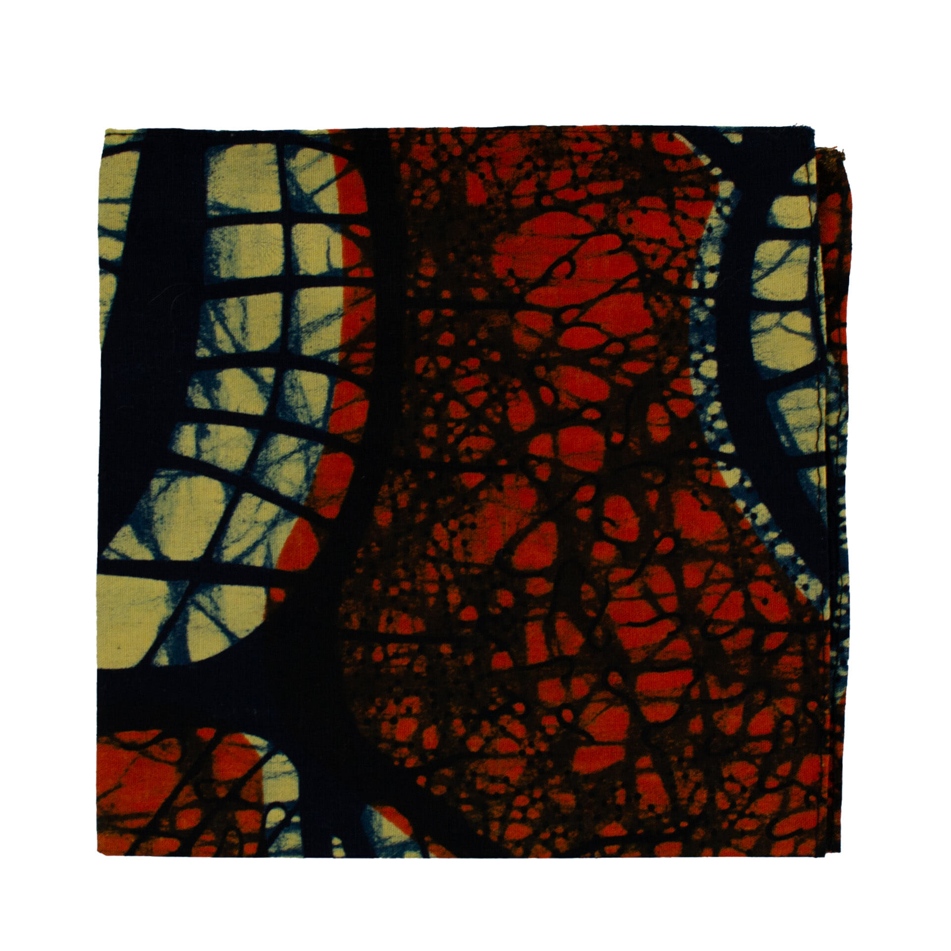 Orange Mombasa Pocket Square