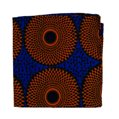 Orange Nairobi Pocket Square
