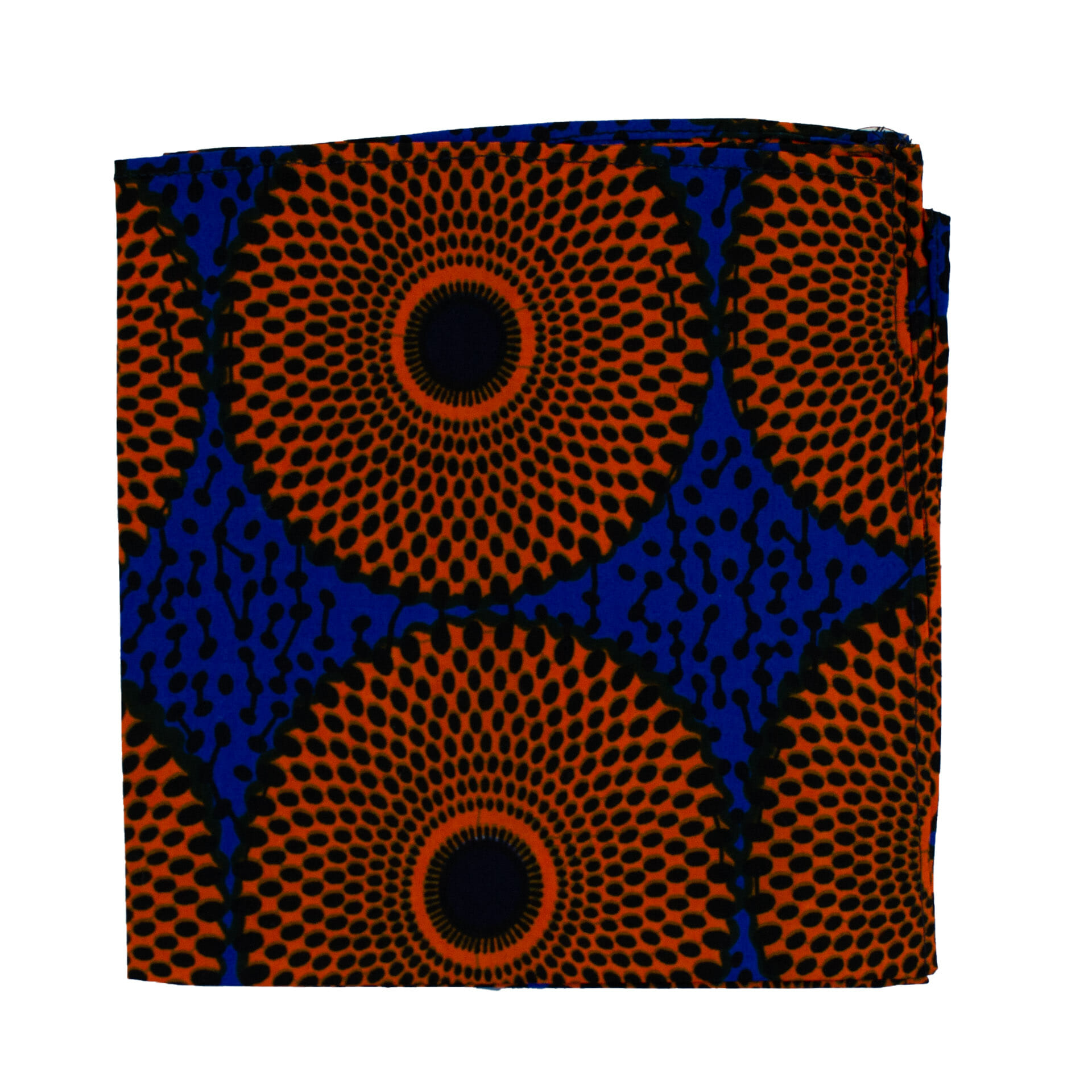 Orange Nairobi Pocket Square
