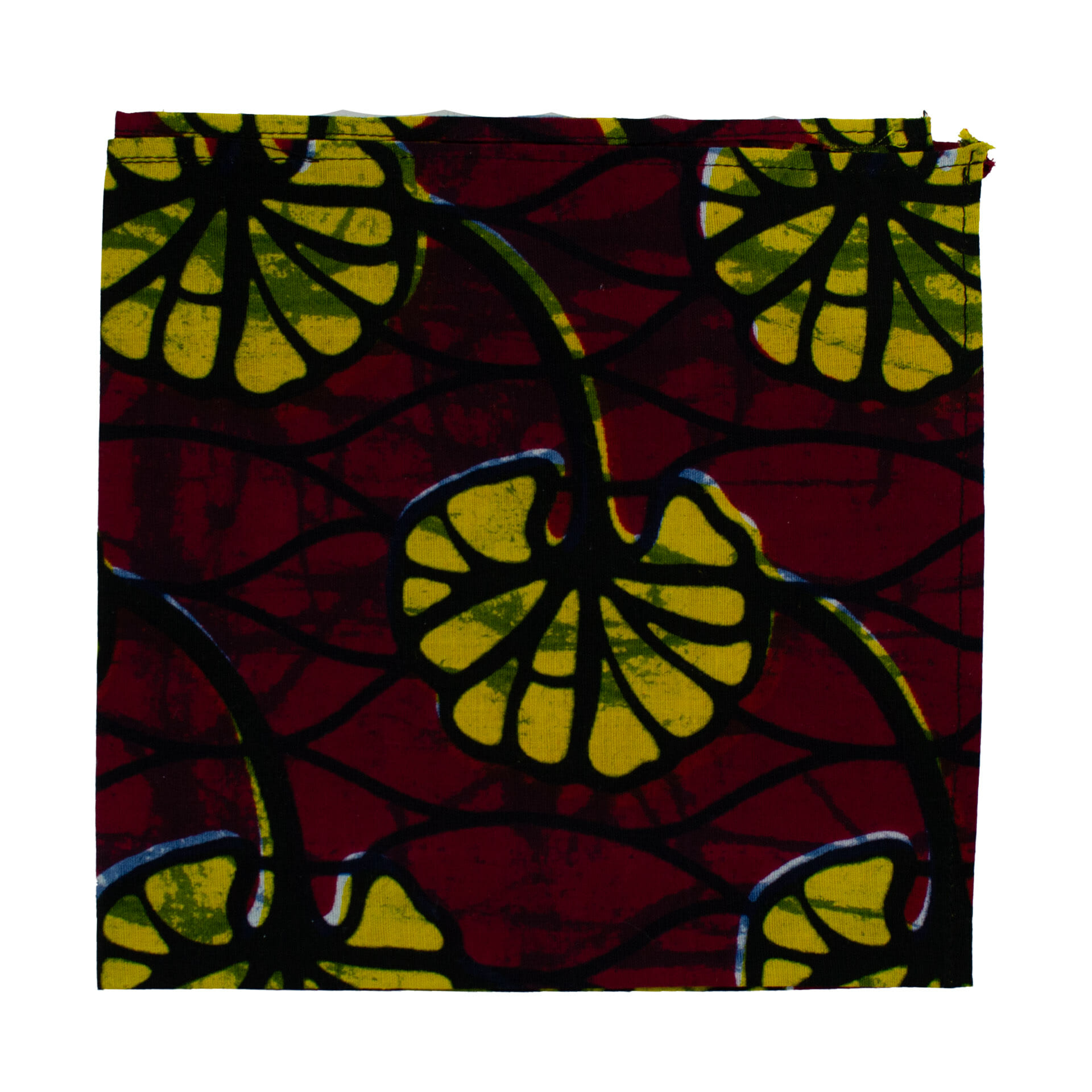Red Yellow Flower Pocket Square