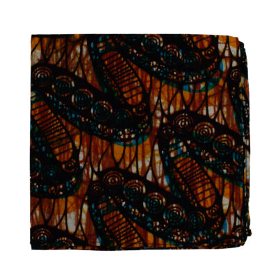 Brown Kisumu Pocket Square